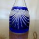 Service cristal couleur "Cristalleries de Lorraine" carafe et 5 verres