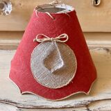 Lampshade linen canvas grapevine