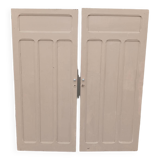 Paire de portes d'armoire parisienne