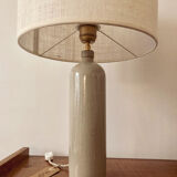 Sandstone and jute lamp