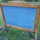 Bed time Louis XVI velvet blue stamp frame