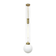 Unique adjustable Art Nouveau pendant light from the 1920s