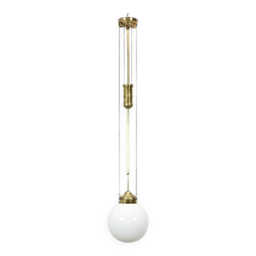 Suspension art nouveau unique réglable années 1920