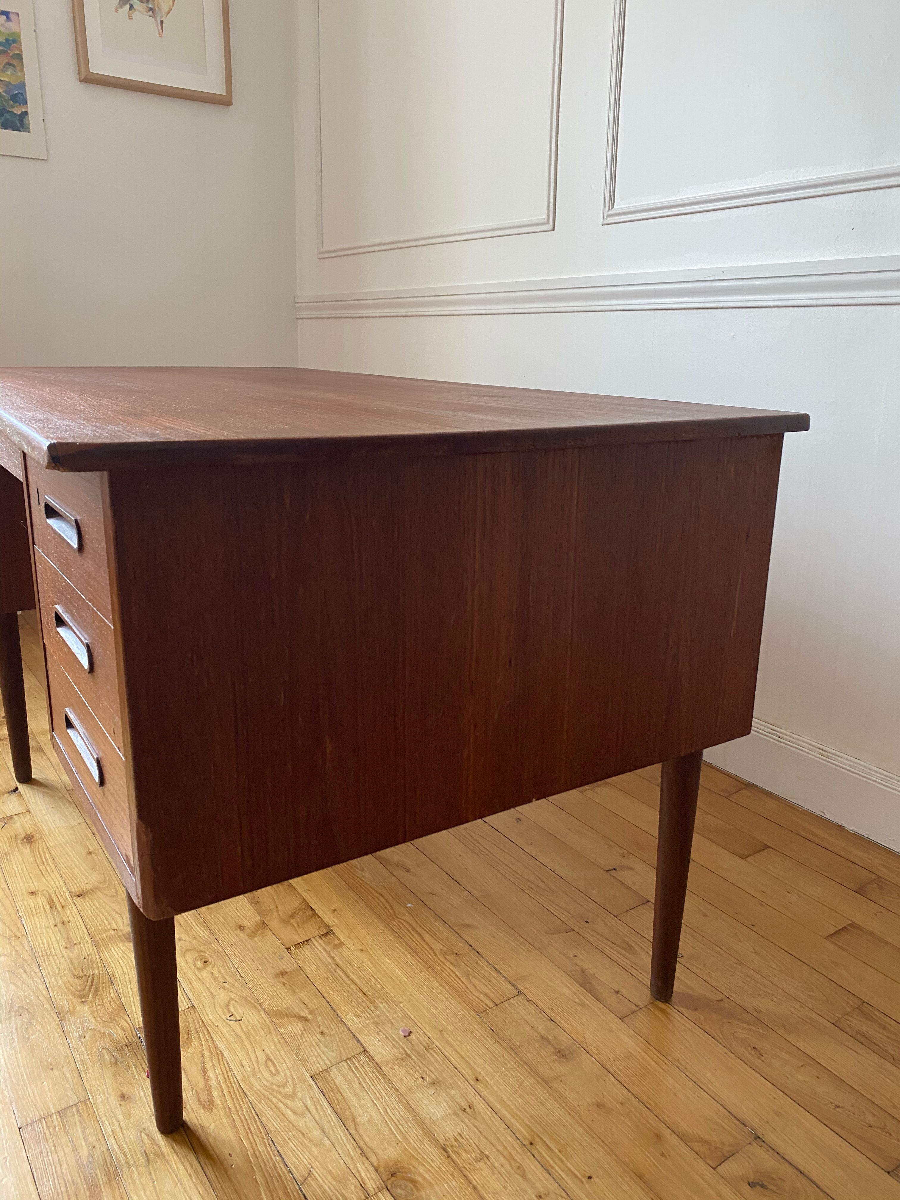 Scandinavian teak desk