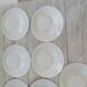 Assiettes plates creuses et à dessert