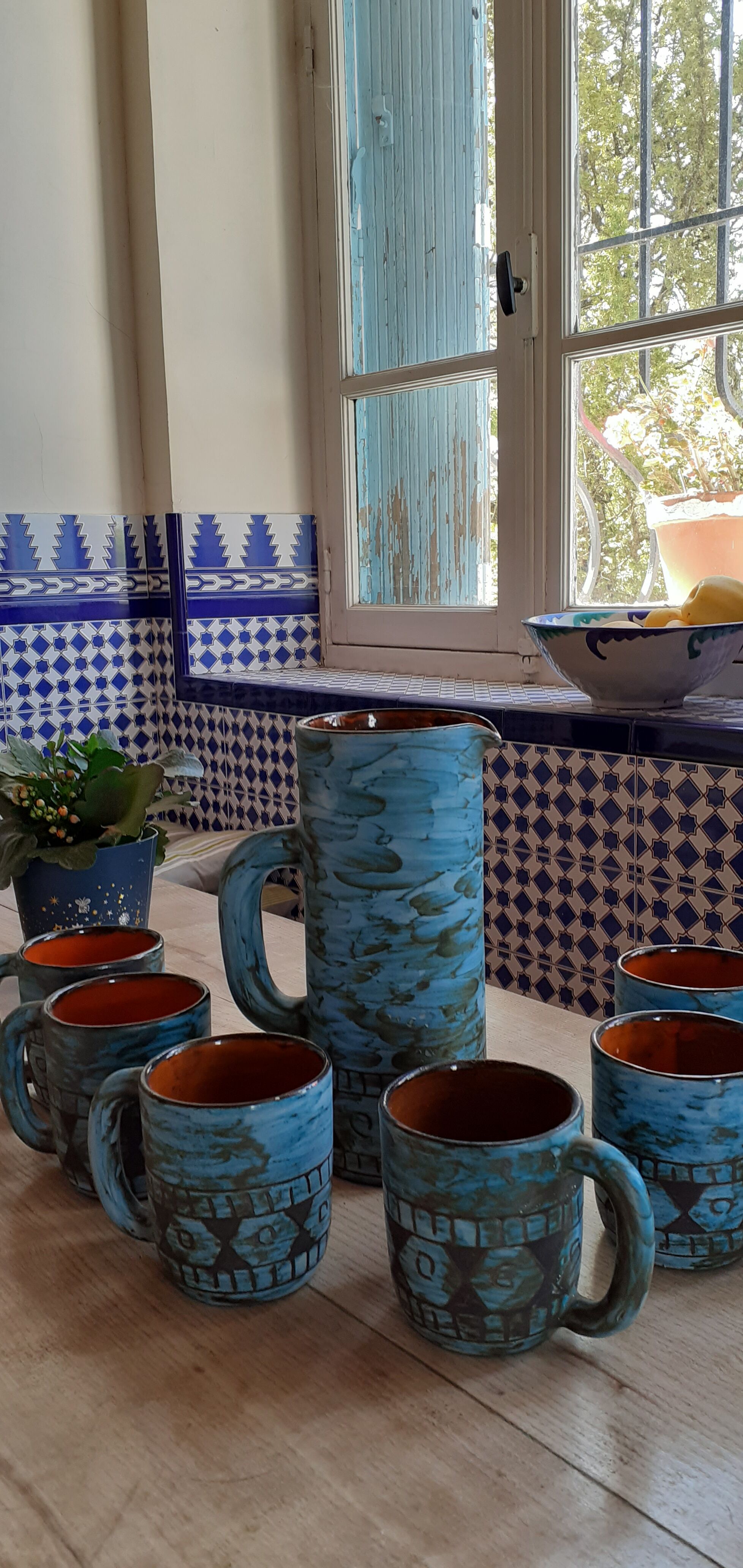 Sangria set Vallauris Alain Maunier 1960s