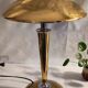 Mushroom lamp golden metal style liner