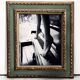 Old frame in gilded sulpté wood with gold leaf
