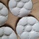 La Redoute x Selency set of 4 golden white oyster plates