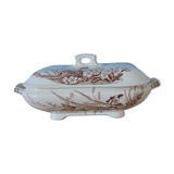 Iron earth vegetable bowl decorated with butterflies - Primrose model