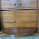 Edwardian Smoking Cabinet in Oak and Marquetry
