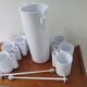 Space-age orangeade service "set = 9" design by Jean-Pierre Vitrac