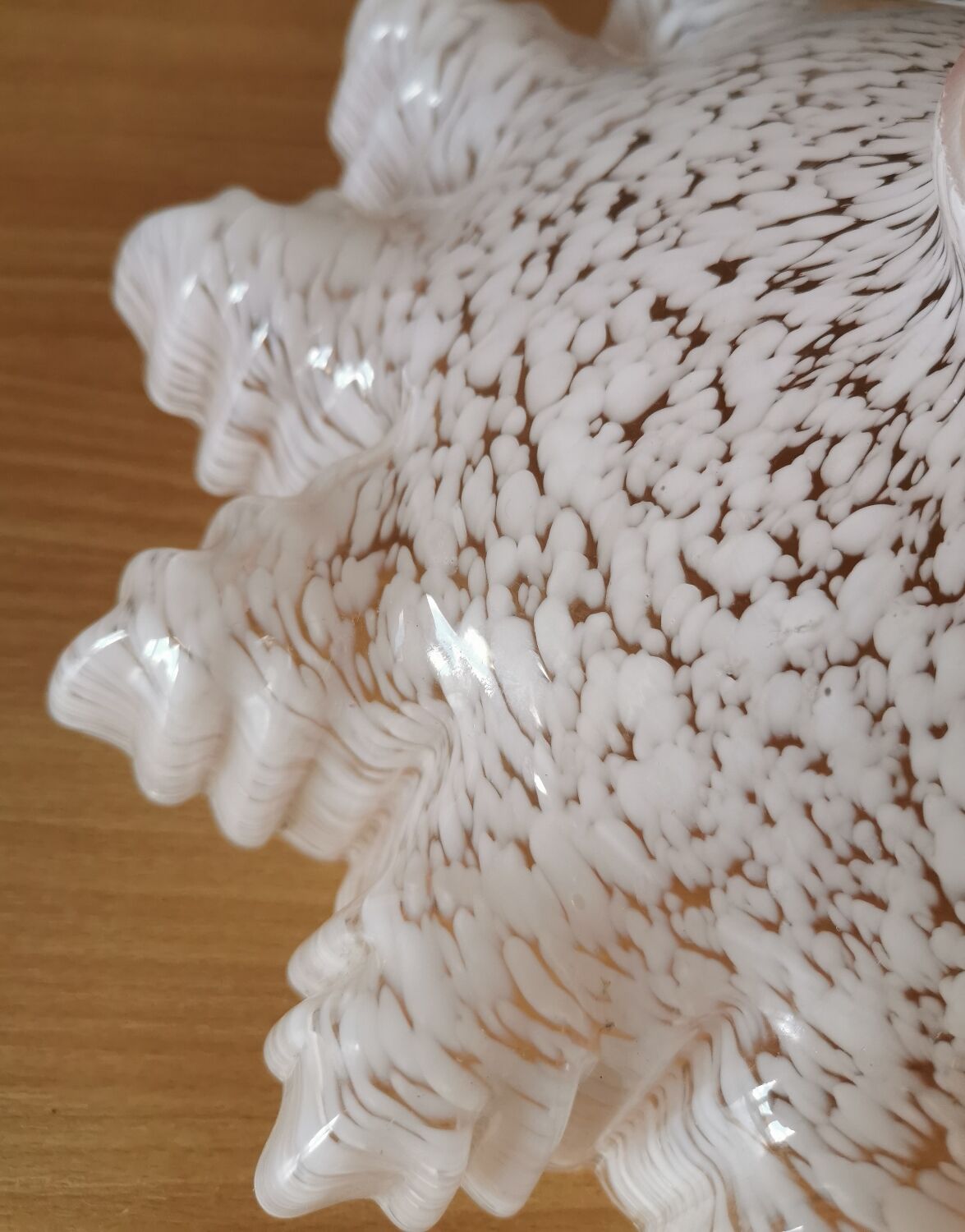 Pink opaline lampshade