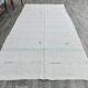 6x12 Off-White Long Wide Hand Woven Turkish Minimal Vintage Rug, 176x358 Cm