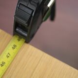 Vintage wooden bedside table