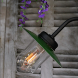 Gooseneck wall lamp