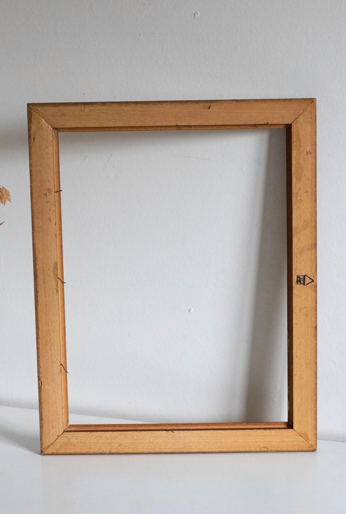 Old gilded wooden frame