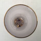 Joseph Stanik 6 red wine glasses of the Zuzanna model in Amethyst color with rims and golden ball