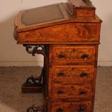 Davenport desk in burr walnut and inlays from the first part of