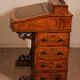 Davenport desk in burr walnut and inlays from the first part of