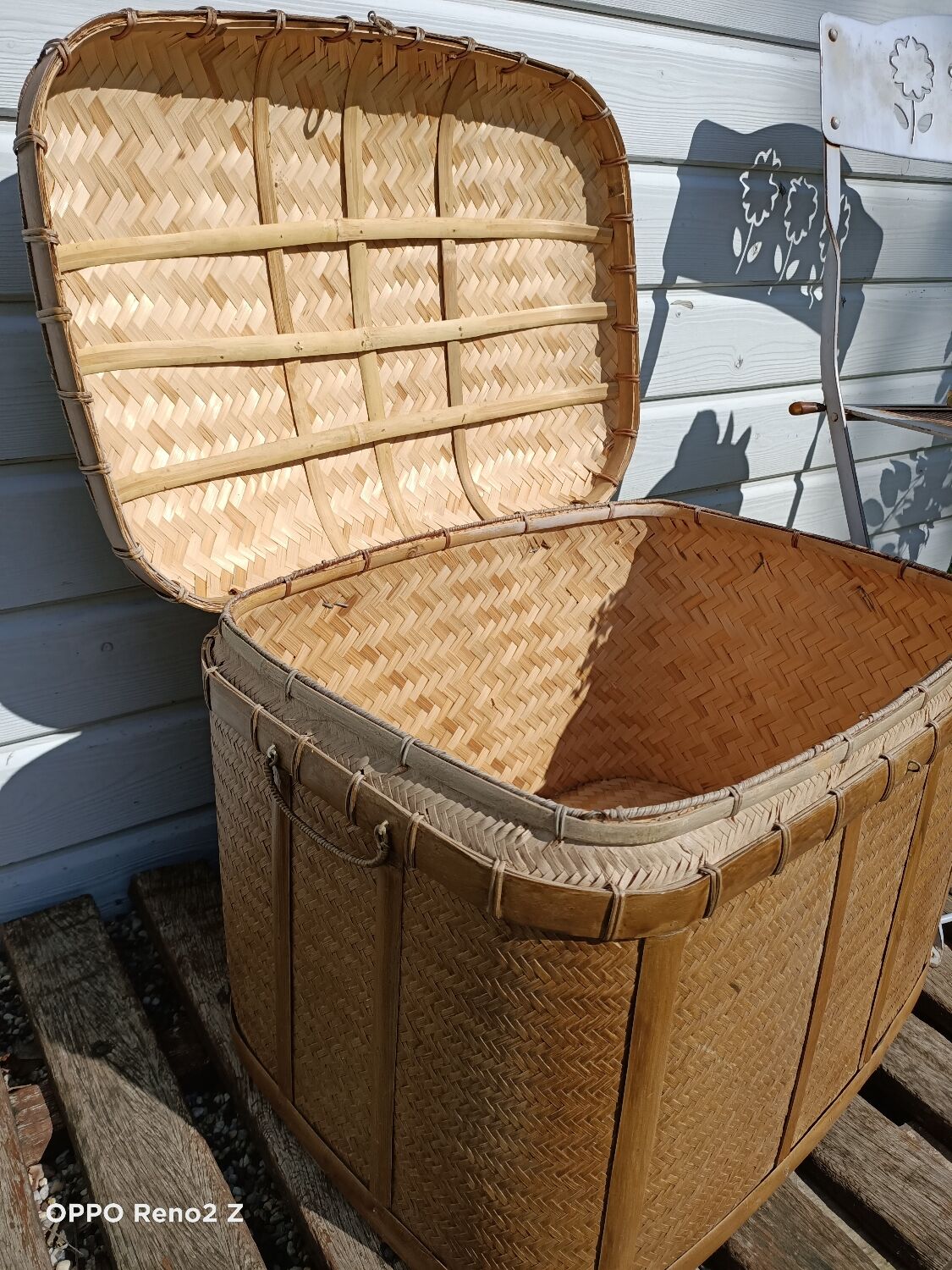 Old trunk rice straw