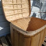 Old trunk rice straw