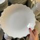 Prestigious 62-piece dinnerware set in vintage 70's Limoges white porcelain by Raynaud
