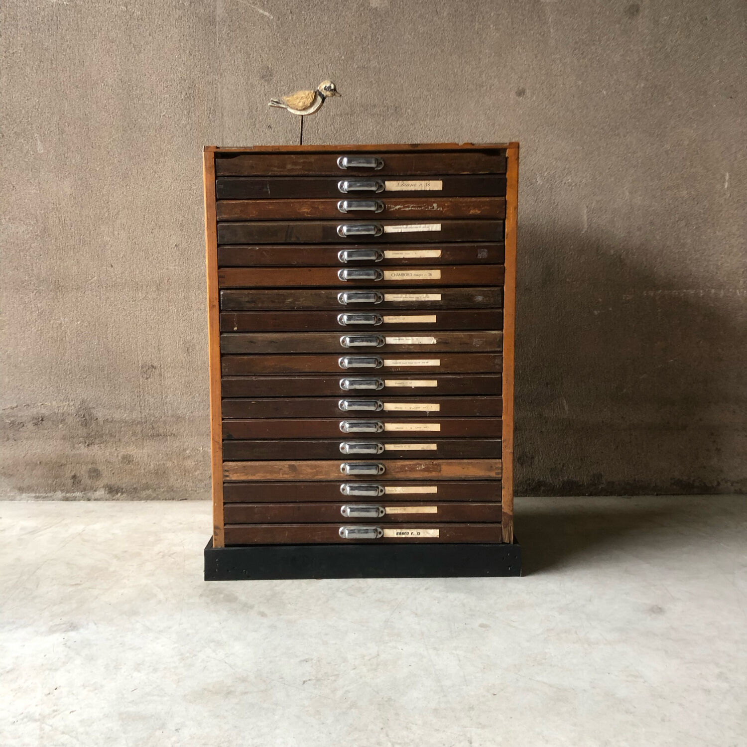 Old drawer loom furniture