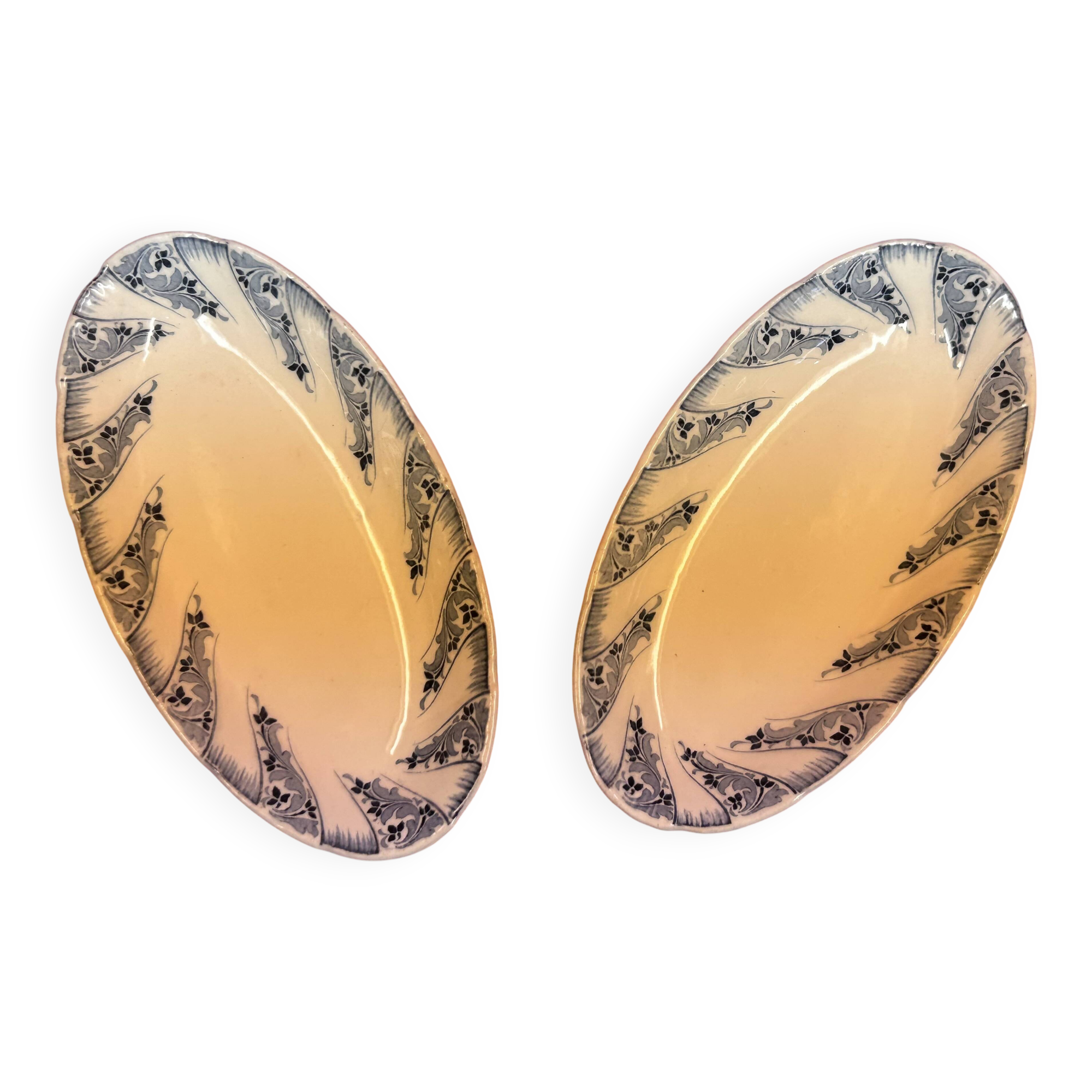 Two Lunéville Earthenware Dishes