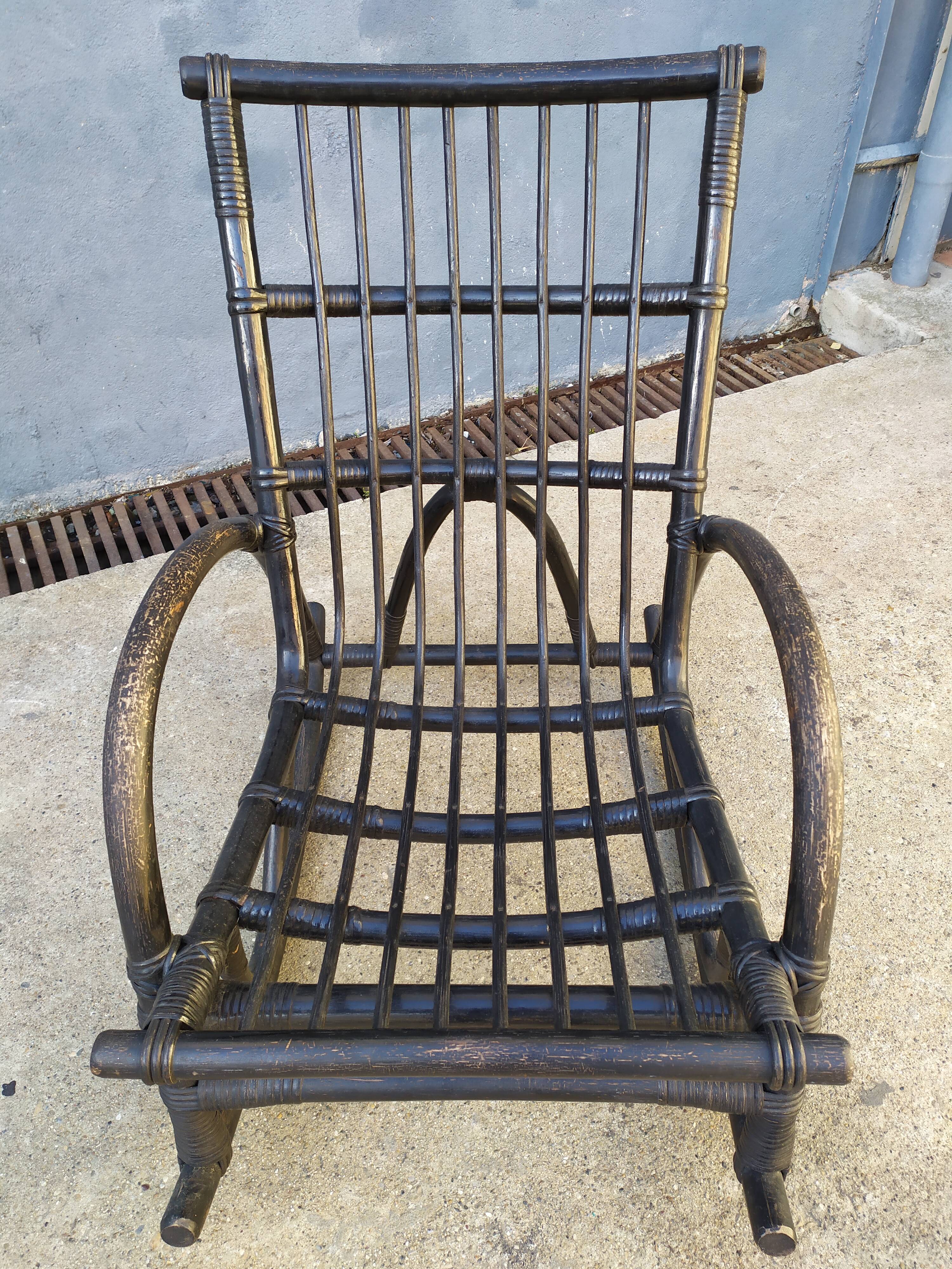 Rocking-chair black black vintage