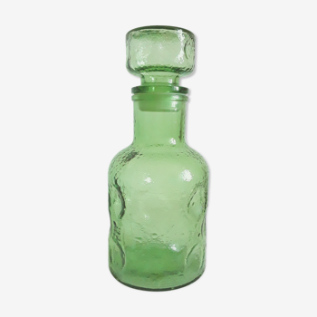 Carafe 1970 verre bullé