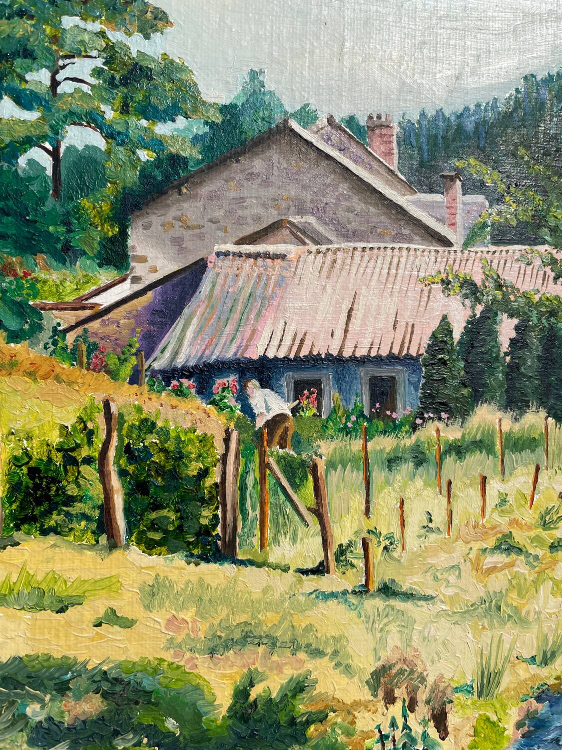 Landscape oil painting