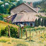 Landscape oil painting