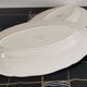 2 oval Sarreguemines ivory-colored bowls