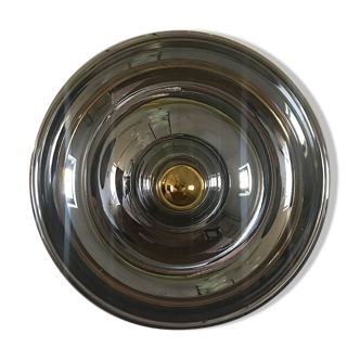 Round chrome wall lamp