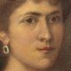 Modern painting, portrait of a young woman, oil on canvas '900