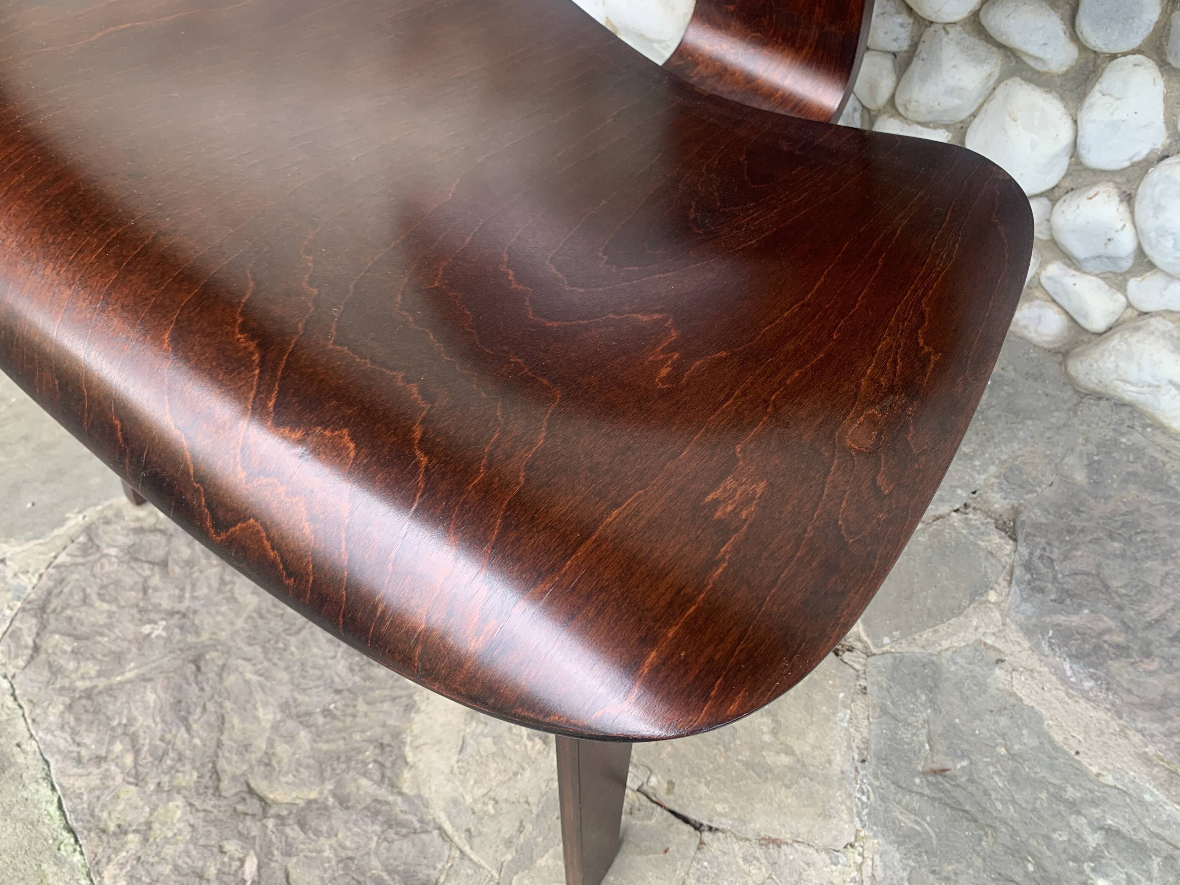 Fauteuil LCW Lounge Eames par Evans / Herman Miller 1950s