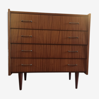 Vintage 60s Scandinavian mahogany Dresser