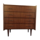 Vintage 60s Scandinavian mahogany Dresser