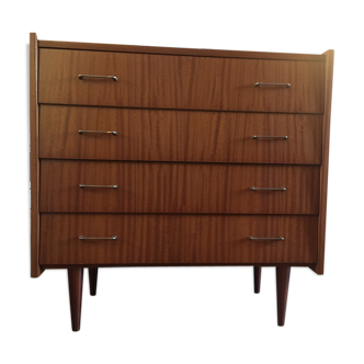 Vintage 60s Scandinavian mahogany Dresser