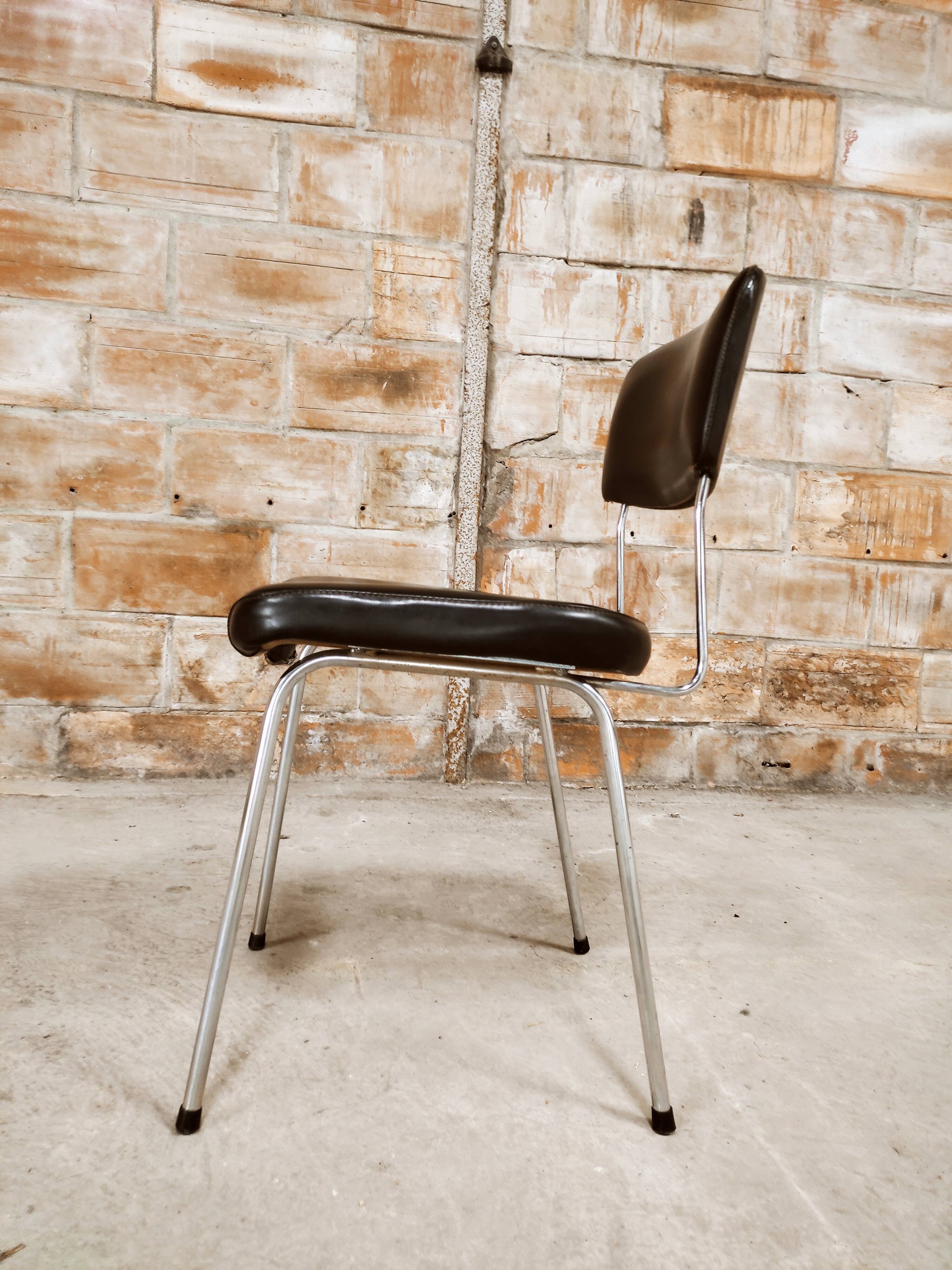 OEM chair - Strafor black with chrome base