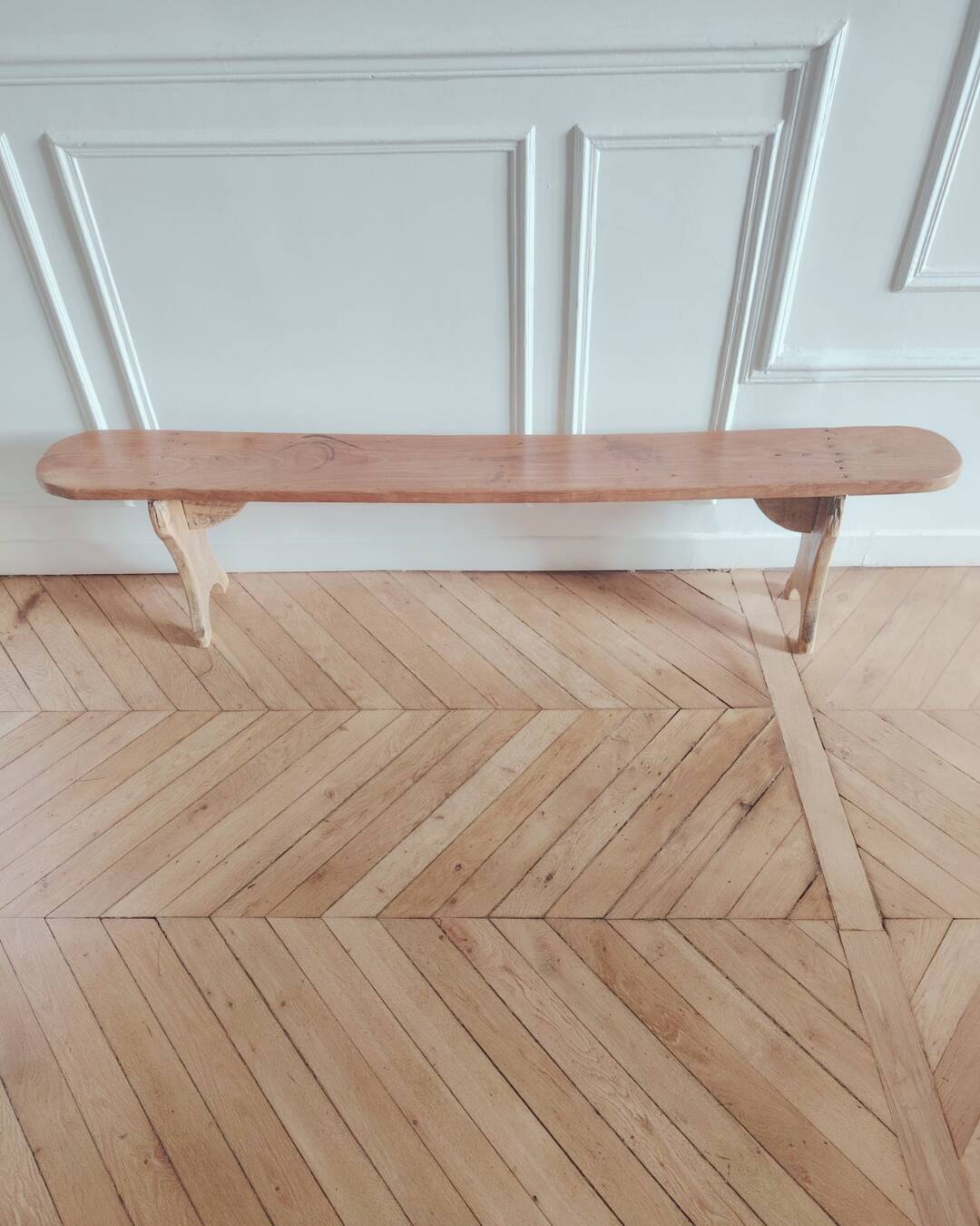 Renovated antique bench, late 19th - early 20th century