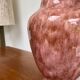 Vintage glazed ceramic vase signed Baudin