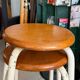 Paire de tabourets d’atelier vintage