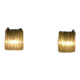 Pair of Murano glass wall sconces, Italy, 1960s.