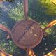 Vintage bamboo and rattan coffee table