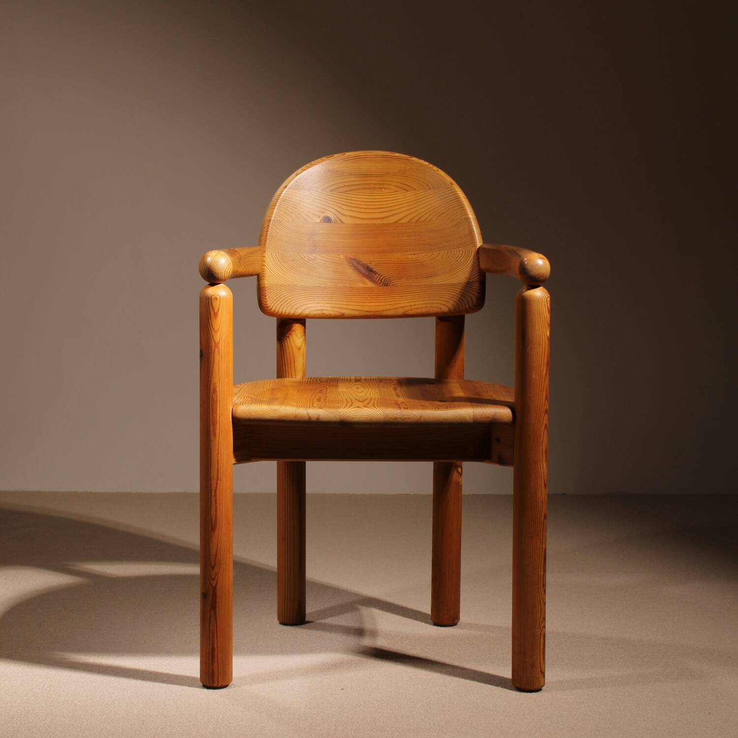 6 fauteuils par Rainer Daumiller en bois de pin, Danemark années 1980