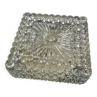 Large ceiling light or vintage wall sconce from the 1970s.