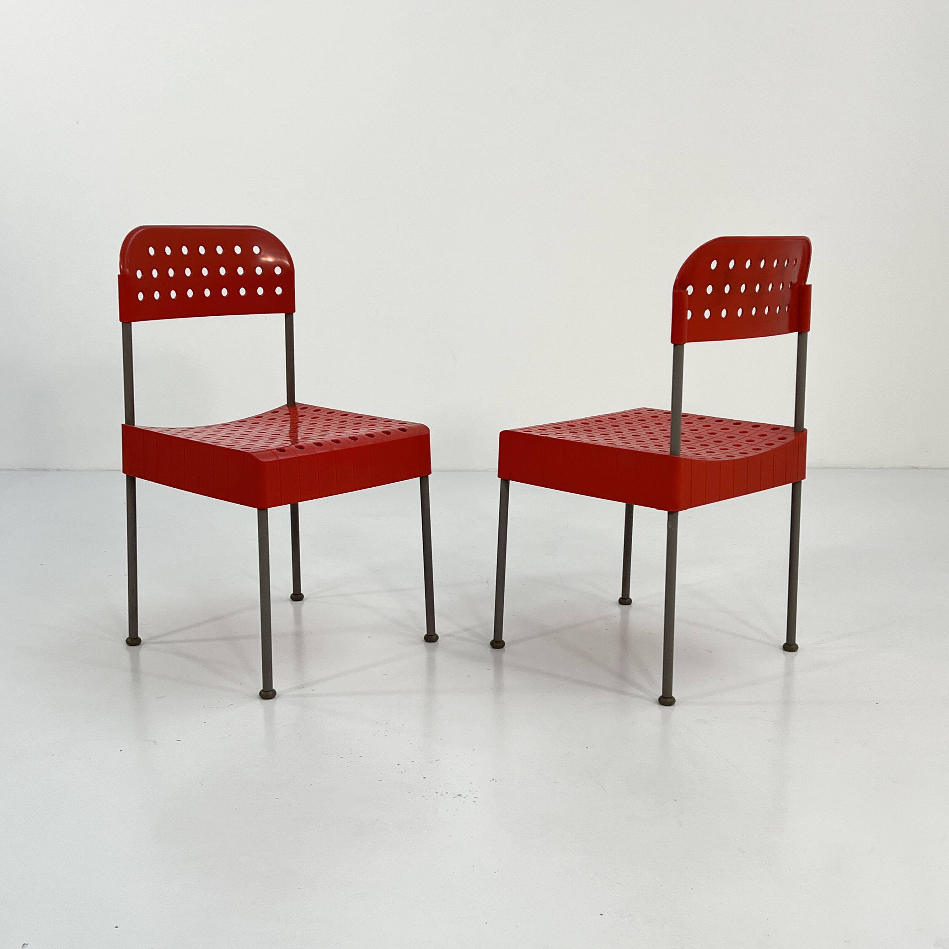 Red Box Chair by Enzo Mari for Anonima Castelli, 1970 | Selency