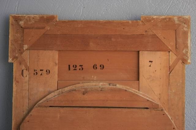 Style Louis XVI lacquer and gold XIX 86x168cm Pier